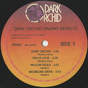 Sammy Nestico / Dark Orchid(LP) / Dark Orchid USオリジナル