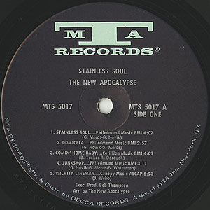 New Apocalypse / Stainless Soul(LP) / MTA 1969 USオリジナル