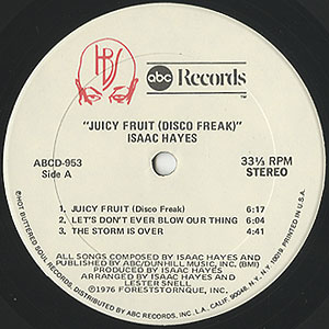 Juicy Fruit(Disco Freak)(LP)
