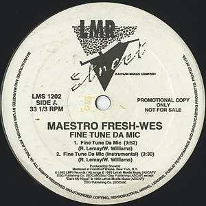 マイナーラップMaestro Fresh-Wes - Fine Tune Da Mic