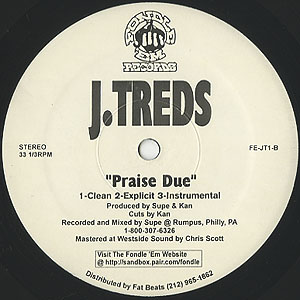 FONDLE'EM レコード7枚セット J.Treds / Make It Happen/Praise Due(12inch) / Fondle Em 1998