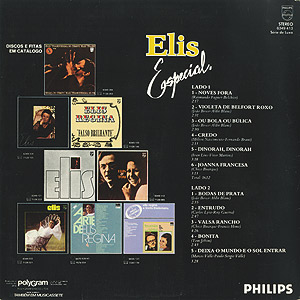 Elis regina Especial レコード オリジナル　ブラジル盤 BRAZIL】-レア盤レコード- ボサノヴァのレア盤レコードがピン