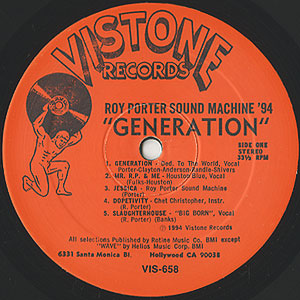 Roy Porter Sound Machine 94 – Generation Generation | Roy Porter Sound Machine '94 | Tramp Rec.