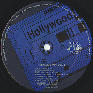 Organized Konfusion / S.T.(Promo LP) / Hollywood Basic 1991