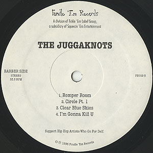 THE JUGGAKNOTS レコード Juggaknots / S.T.(LP) / Fondle 'Em 1996 USオリジナル盤 NM