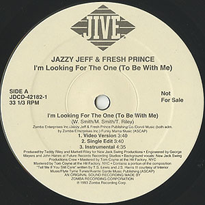 DJ Jazzy Jeff 2LP BBE レコード DJ Jazzy Jeff & The Fresh Prince - He's The DJ, I'm The