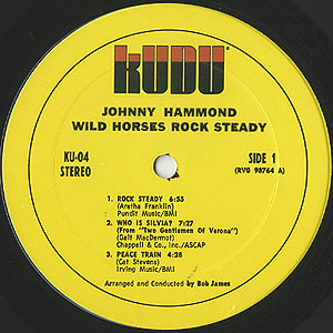 Johnny Hammond / Wild Horses Rock Steady(LP) / KUDU 1971 US