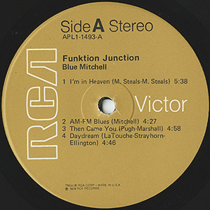 Blue Mitchell / Funktion Junction(LP) / RCA 1976 US
