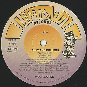 BIG(Notorious B.I.G.) / Party and Bullshit(12inch) / Uptown