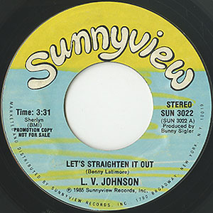 L.V. Johnson / Let's Straighten It Out(7inch) / Sunnyview