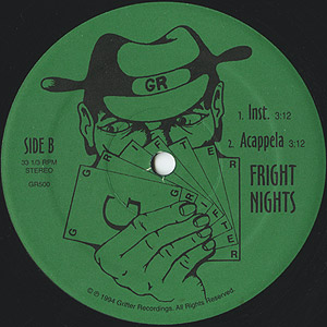 LO DOWN【FRIGHT NIGHTS】12' vinyl アングラ レア盤 Lo Down / Fright Nights(12inch) / Grifter 1994 USオリジナル