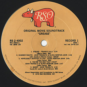 O.S.T.(Frankie Valli, John Travolta, Olivia Newton-John) / Grease