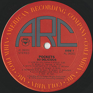 Pockets / So Delicious(LP) / Columbia/ARC 1979 USオリジナル