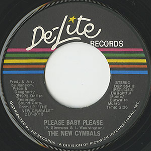 BABYL レコード New Cymbals / Please Baby Please/I Will Always Love You