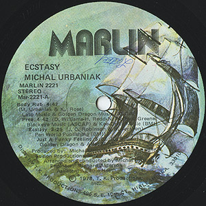 Michal Urbaniak / Ecstasy(LP) / Marlin 1978 USオリジナル盤