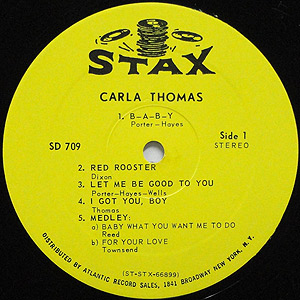 Carla Thomas / Carla(LP) / Stax 1966 USオリジナル盤 VG+/EX