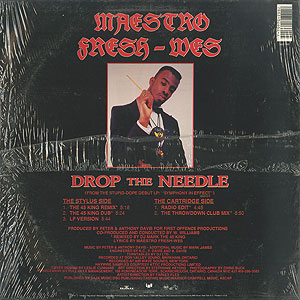 MAESTRO FRESH WES USオリジナル LP Hiphop R&B MAESTRO FRESH WES USオリジナル LP Hiphop R&B
