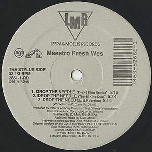 MAESTRO FRESH WES USオリジナル LP Hiphop R&B MAESTRO FRESH WES USオリジナル LP Hiphop R&B