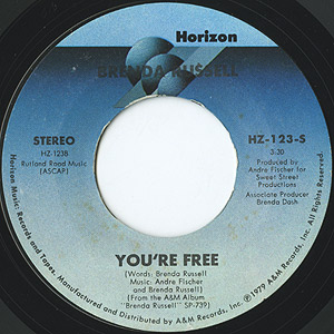 SOULレコード USオリジナル盤コレクション Brenda Russell / You're Free/So Good, So Right(7inch) / Horizon