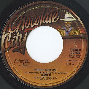 Cameo / Rigor Mortis/Stay By My Side(7inch) / Chocolate City 1976 US ...