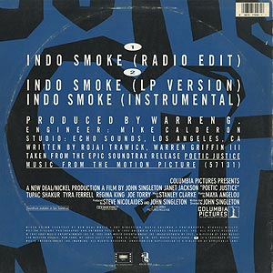 Mista Grimm / Indo Smoke (12inch) / Epic 1993 USオリジナル盤