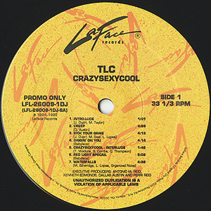 オリジナル盤 TLC CrazySexyCool レコード LP オリジナル