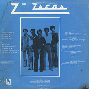 Zafra / Z For Zafra(LP) / H&L 1978 USオリジナル盤 VG+/EX