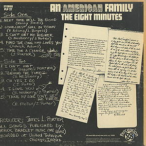 Eight Minutes / An American Family(LP) / Perception 1972 US
