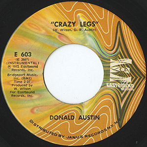 PATTI AUSTIN DEODATO 7inch record プロモ盤 Donald Austin / Crazy Legs/Nanzee(7inch) / Eastbound 1972 US