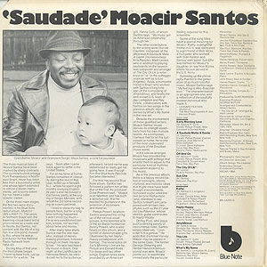 Moacir Santos / Saudade(LP) / Blue Note 1974 USオリジナル盤