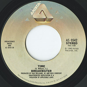 Breakwater / Say You Love Me Girl/Time (7inch) / Arista 1980