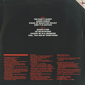 Shotgun / Ladies Choice(LP) / Montage 1982 USオリジナル盤 VG