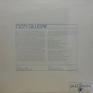 貴重 1979年 初版 Dizzy Gillespie 直筆サイン入り 米国製 ☆Dizzy Gillespie/Miles Davis/Fats Navarro/Kenny Dorham☆The