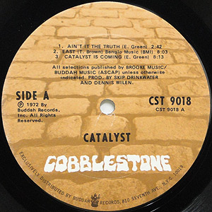 Catalyst / S.T.(LP) . Cobblestone 1972 | VG+/VG+ | Groovenut