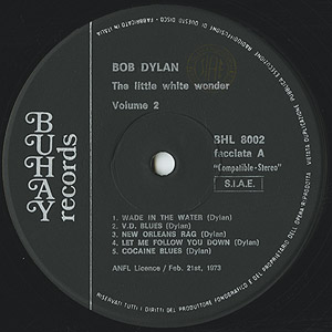 Bob Dylan / The Little White Wonder Vol.2(LP) / Buhay