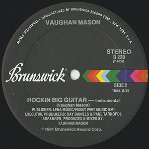 Vaughan Mason / Jammin Big Guitar (12inch) / Brunswick 1981