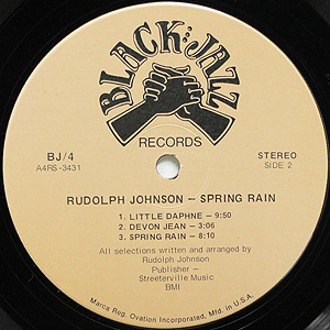 Rudolph Johnson / Spring Rain(LP) / Black Jazz 1971 US