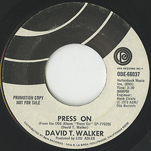 David T. Walker / Press On/Brother, Brother(7inch) / Ode