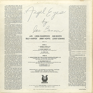Joe Bonner – Angel Eyes – Vinyl (LP, Album), 1976 [r873976] | Discogs