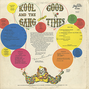 Kool And The Gang / Good Times　　レコード Kool & The Gang / Good Times(LP) / De-Lite 1972 USオリジナル
