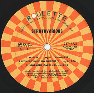 Stratavarious / S.T.(LP) / Roulette 1977 USオリジナル盤 EX