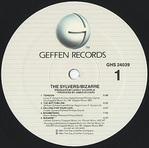 Sylvers / Bizarre (LP) / Geffen 1984 USオリジナル盤 EX-/EX