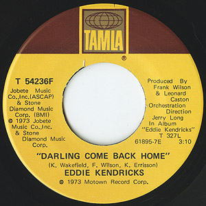Eddie Kendricks / Loving You The Second Time Around/Darling