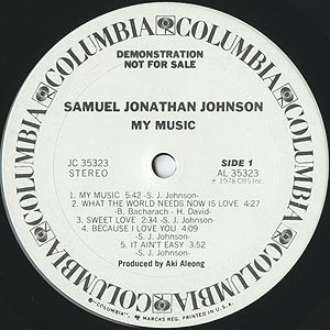 Samuel Jonathan Johnson - My Music - LP | JazzMessengers