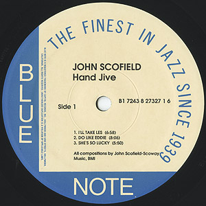 米、加2LP John Scofield Hand Jive 7759665 Blue Note /00520 Amazon.co.jp: John Scofield-Hand Jive: ミュージック