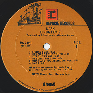 Linda Lewis / Lark(LP) / Reprise 1973 USオリジナル盤 EX-/VG+