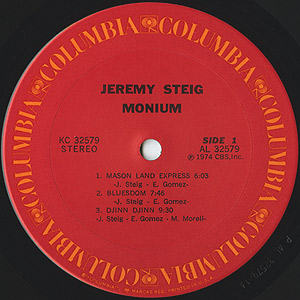 ジャズレコード Jeremy Steig/Legwork JEREMY STEIG / LEGWORK – TICRO MARKET