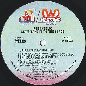 Funkadelic / Let's Take It To The Stage(LP) / 20th Century