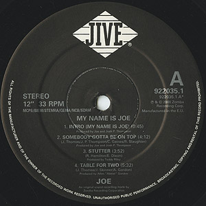 【超目玉枠】 My Name Is Joe(2LP) 洋楽