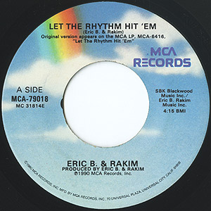 Eric B. And Rakim (レアオリジナル) PAIDINFULL | レコード・CD通販のマンハッタンレコード通販サイト